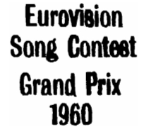 Logo eurovision 1960